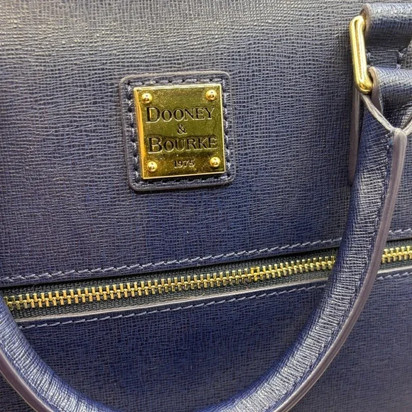 Dooney & Bourke Marine Saffiano Leather Satchel - Picture 6 of 7